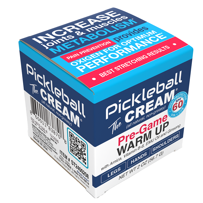 PickleBall Cream ™ Pre-Game Warm Up Plus SPF-60